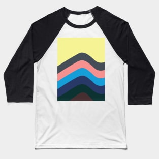 Retro Californian Waves Baseball T-Shirt